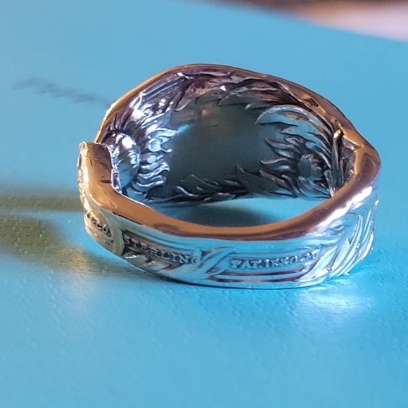 1880 Tiffany & Company Chrysanthemum Spoon Ring in Sterling Silver #33 - Picture 6 of 17